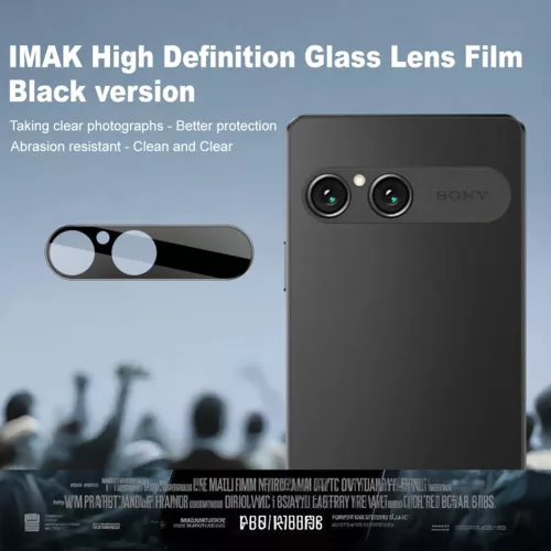 Techsuit - Full Camera Glass - Sony Xperia 10 VII - Black