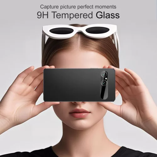 Techsuit - Full Camera Glass - Sony Xperia 10 VII - Black