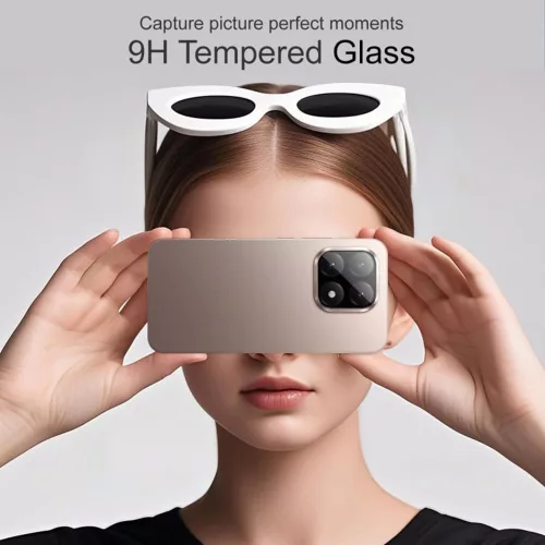 Techsuit - Full Camera Glass - Xiaomi 15T - Black