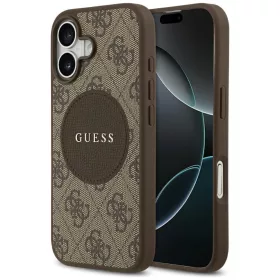   Guess - 4G Kör Klasszikus Logó MagSafe (GUHMP17SP4PGRSGW) - iPhone 17 - Barna