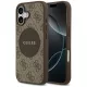Guess - 4G Kör Klasszikus Logó MagSafe (GUHMP17SP4PGRSGW) - iPhone 17 - Barna