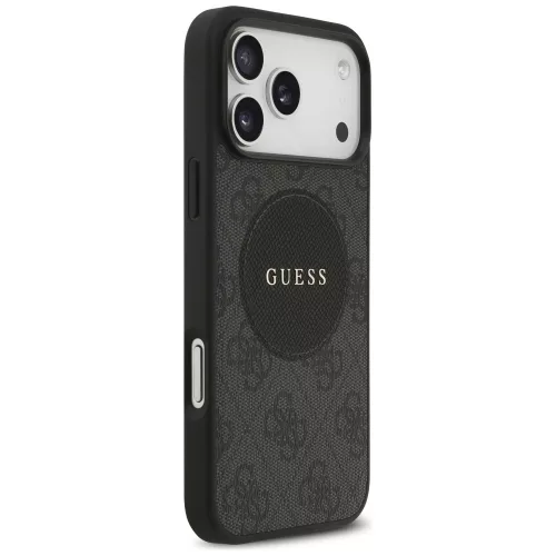Guess - 4G Circle Classic Logo MagSafe (GUHMP17LP4PGRSGK) - iPhone 17 Pro - Black