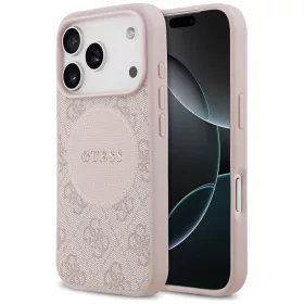   Guess - 4G Kör Klasszikus Logó MagSafe (GUHMP17LP4PGRSGP) - iPhone 17 Pro - Rózsaszín