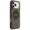 Guess - 4G Kör Klasszikus Logó MagSafe (GUHMP17LP4PGRSGW) - iPhone 17 Pro - Barna