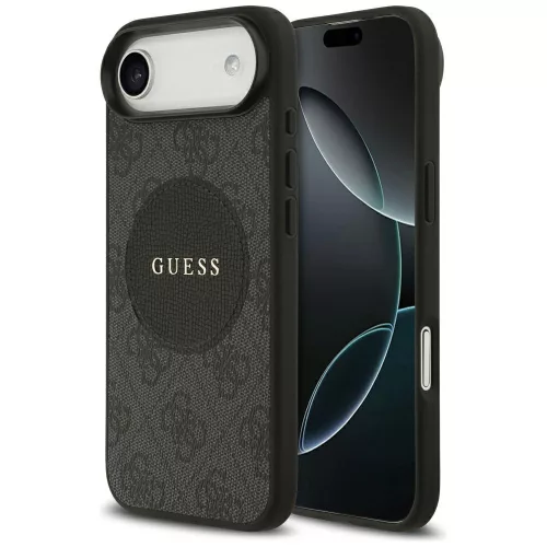 Guess - 4G Kör Klasszikus Logó MagSafe (GUHMP17MP4PGRSGK) - iPhone 17 Air - Fekete