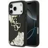 Guess - Hardcase 4G Grained Roses Big Logo (GUHCP17LPGROP4MK) - iPhone 17 Pro - Black