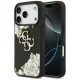 Guess - Keménytok 4G Szemcsézett Rózsás Nagy Logó (GUHCP17LPGROP4MK) - iPhone 17 Pro - Fekete