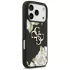 Guess - Hardcase 4G Grained Roses Big Logo (GUHCP17LPGROP4MK) - iPhone 17 Pro - Black