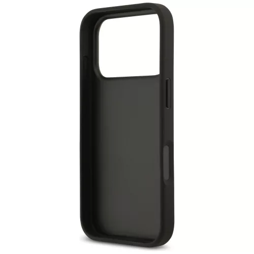Guess - Hardcase 4G Grained Roses Big Logo (GUHCP17LPGROP4MK) - iPhone 17 Pro - Black