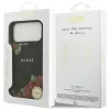 Guess - Keménytok 4G Virágmintás MagSafe (GUHMP17LP4ROPEMCK) - iPhone 17 Pro - Fekete