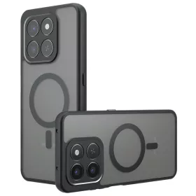   Techsuit - PureFrost MagSafe Ütésálló tok - Honor 400 Smart 5G / 400 Smart 4G / X7d 4G - Matt fekete