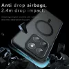 Techsuit - PureFrost MagSafe Ütésálló tok - Honor 400 Smart 5G / 400 Smart 4G / X7d 4G - Matt fekete