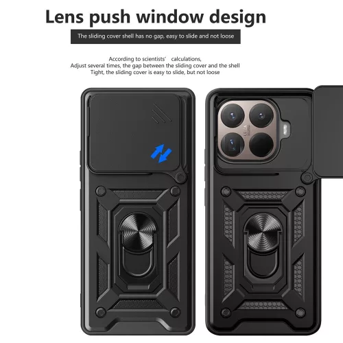 Techsuit - CamShield ütésálló tok - Xiaomi 15T Pro - Fekete