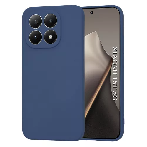 Techsuit - SoftFlex szilikon tok - Xiaomi 15T - Sötétkék