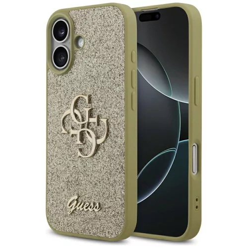 Guess - Rögzített Csillámos Nagy 4G (GUHCP17SHG4SGD) - iPhone 17 - Arany