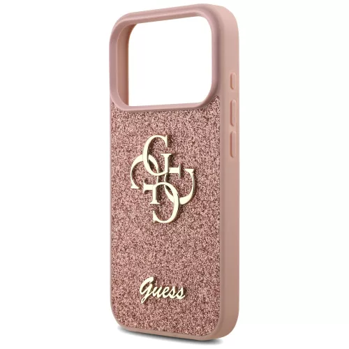Guess - Fixed Glitter Big 4G (GUHCP17LHG4SGP) - iPhone 17 Pro - Pink