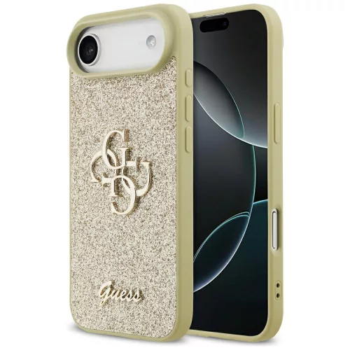 Guess - Rögzített Csillámos Nagy 4G (GUHCP17MHG4SGD) - iPhone 17 Air - Arany