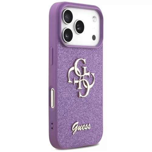 Guess - Rögzített Csillámos Nagy 4G (GUHCP17LHG4SGL) - iPhone 17 Pro - Orgona