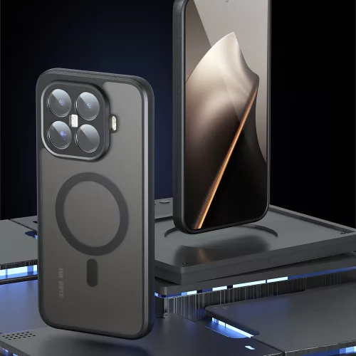 Techsuit - PureFrost MagSafe Ütésálló tok - Xiaomi 15T - Matt fekete