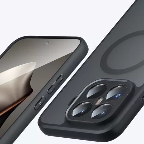 Techsuit - PureFrost MagSafe Ütésálló tok - Xiaomi 15T Pro - Matt fekete