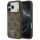 Guess - Bőr 4G Háromszög Strassz MagSafe (GUHMP17LP4TDPLW) - iPhone 17 Pro - Barna
