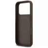 Guess - Bőr 4G Háromszög Strassz MagSafe (GUHMP17LP4TDPLW) - iPhone 17 Pro - Barna