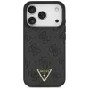 Guess - Leather 4G Triangle Strass MagSafe (GUHMP17XP4TDPLK) - iPhone 17 Pro Max - Black