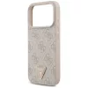 Guess - Bőr 4G Háromszög Strassz MagSafe (GUHMP17XP4TDPLP) - iPhone 17 Pro Max - Rózsaszín