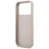 Guess - Bőr 4G Háromszög Strassz MagSafe (GUHMP17XP4TDPLP) - iPhone 17 Pro Max - Rózsaszín