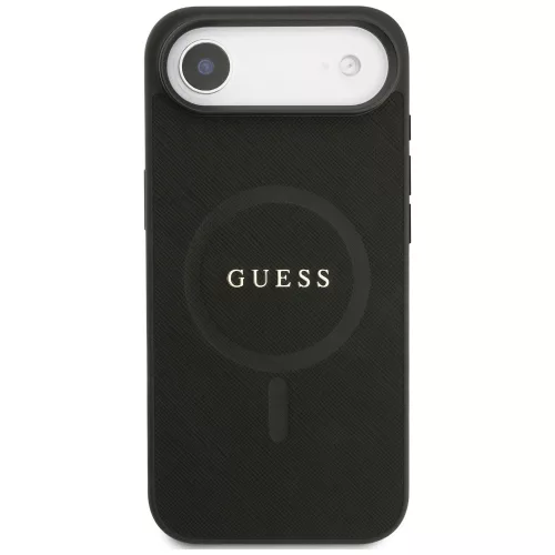 Guess - Saffiano Classic Logo MagSafe (GUHMP17MPSAHMCK) - iPhone 17 Air - Black