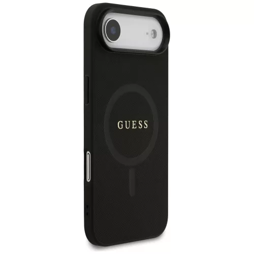 Guess - Saffiano Classic Logo MagSafe (GUHMP17MPSAHMCK) - iPhone 17 Air - Black