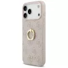 Guess - Keménytok 4G Gyűrűs Tartó (GUHCP17X4GMRPI) - iPhone 17 Pro Max - Rózsaszín