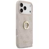 Guess - Keménytok 4G Gyűrűs Tartó (GUHCP17X4GMRPI) - iPhone 17 Pro Max - Rózsaszín