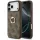 Guess - Keménytok 4G Gyűrűs Tartó (GUHCP17X4GMRBR) - iPhone 17 Pro Max - Barna