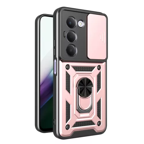 Techsuit - CamShield ütésálló tok - Xiaomi Redmi 15 4G / Redmi 15 5G - Rosegold