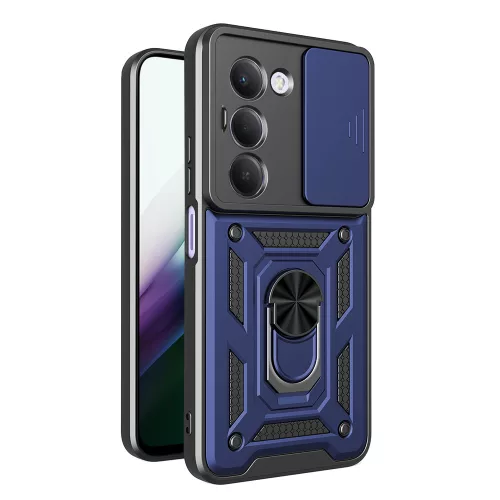 Techsuit - CamShield ütésálló tok - Xiaomi Redmi 15 4G / Redmi 15 5G - Kék
