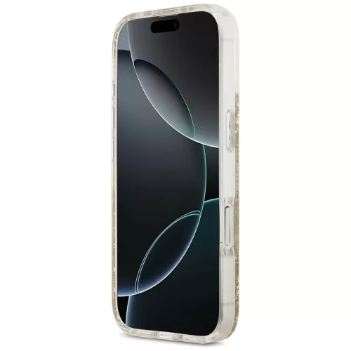 Guess - Gyanta Aljú Csillámos MagSafe (GUHMP17SRGRGED) - iPhone 17 - Arany