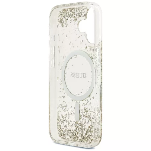 Guess - Gyanta Aljú Csillámos MagSafe (GUHMP17SRGRGED) - iPhone 17 - Arany