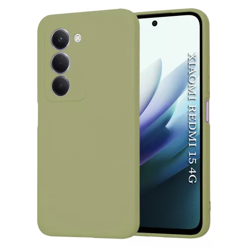 Techsuit - SoftFlex szilikon tok - Xiaomi Redmi 15 4G / Redmi 15 5G - Matcha
