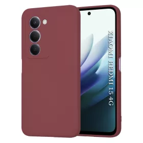   Techsuit - SoftFlex szilikon tok - Xiaomi Redmi 15 4G / Redmi 15 5G - Bordó