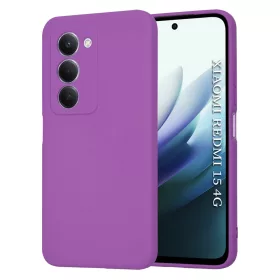   Techsuit - SoftFlex szilikon tok - Xiaomi Redmi 15 4G / Redmi 15 5G - Lila