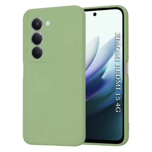 Techsuit - SoftFlex szilikon tok - Xiaomi Redmi 15 4G / Redmi 15 5G - Mentazöld