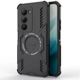   Techsuit - ArmorMag ütésálló tok - Xiaomi Redmi 15 4G / Redmi 15 5G - Fekete
