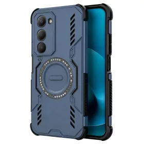   Techsuit - ArmorMag ütésálló tok - Xiaomi Redmi 15 4G / Redmi 15 5G - Kék