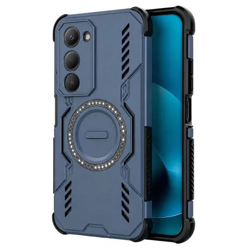 Techsuit - ArmorMag ütésálló tok - Xiaomi Redmi 15 4G / Redmi 15 5G - Kék