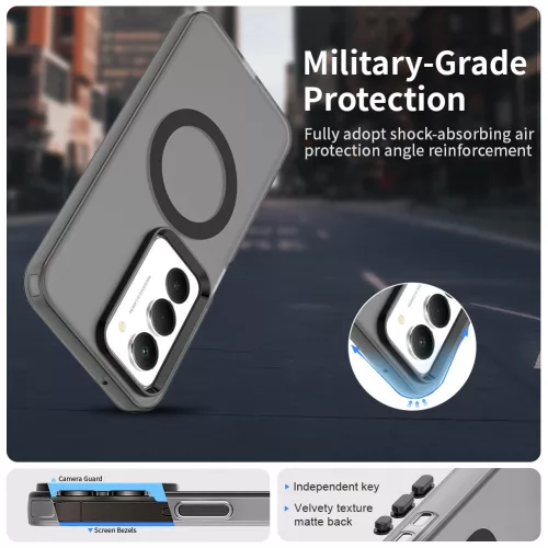 Techsuit - CandyCase MagSafe tok - Xiaomi Redmi 15 4G / Redmi 15 5G - Fekete