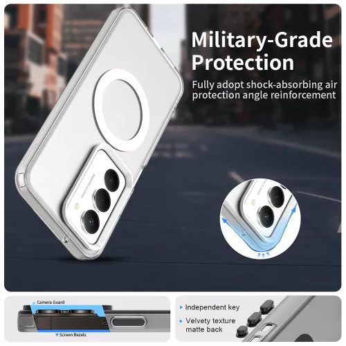 Techsuit - CandyCase MagSafe tok - Xiaomi Redmi 15 4G / Redmi 15 5G - Fehér