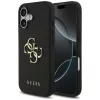 Guess - Keménytok 4G Szemcsézett Nagy és Klasszikus Logó (GUHCP17SPGT4MBK) - iPhone 17 - Fekete