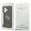 Guess - Keménytok 4G Szemcsézett Nagy és Klasszikus Logó (GUHCP17SPGT4MBK) - iPhone 17 - Fekete