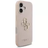 Guess - Keménytok 4G Szemcsézett Nagy és Klasszikus Logó (GUHCP17SPGT4MBP) - iPhone 17 - Rózsaszín
